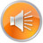 Volume Normal Orange Icon